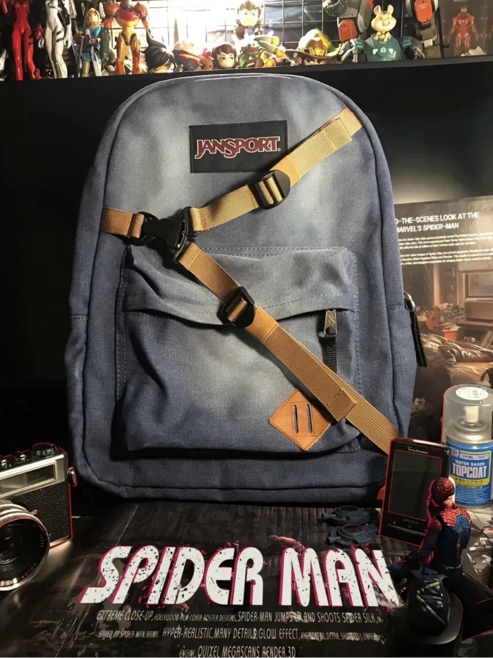Jansport Spider-Man Peter Parker Oscorp Intern Backpack Movie Prop Bag